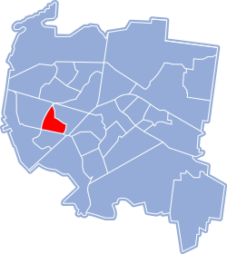 Location of Słoneczny Stok within Białystok