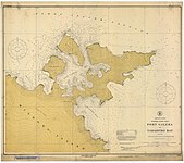 Nautical chart of Puerto Galera's harbor (1917)