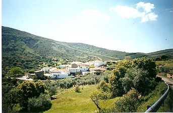 Mountains above Robledillo village near Robledo del Mazo