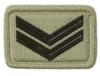 Corporal embossed badge