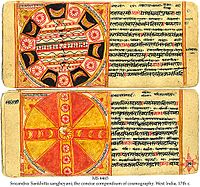 Jain cosmological diagrams and text.