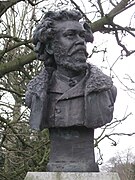 Bust of Clovis Hugues by Jeanne Hugues-Royannez