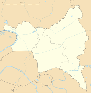 勒普雷圣热尔韦在塞纳-圣但尼省的位置