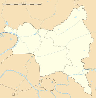 Location map France Seine-Saint-Denis