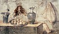 Image 23Eggs, thrushes, napkin, and vessels (wall painting from the House of Julia Felix, Pompeii) (from Culture of ancient Rome)