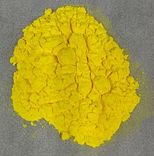 Yellow tungstic acid sample