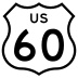 U.S. Route 60 marker