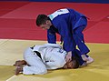 Bronze medal match: Ariel Shulman vs. Daniel Leutgeb (on top)