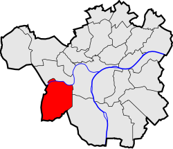 Location of Malonne in Namur