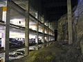 Underground parking garage at the University of Minnesota.