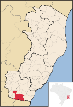 Location of Mimoso do Sul