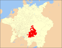 巴伐利亚选侯国在神圣罗马帝国中的位置（1648年）