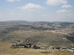 View of Tekoa from Herodion