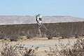 Masten Space Systems XA0.1E "Xoie" rocket at Mojave in the competition-winning landing of the Lunar Lander Challenge on Oct 30, 2009 (documents an historic event)