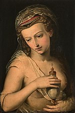 Mary Magdalene, c. 1559, 46 × 30.50 cm, oil on oak panel, attr. to P. Pourbus