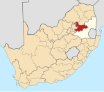Nkangala District within South Africa