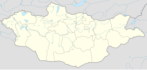 乌兰巴托市在蒙古的位置