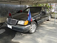The Mercedes-Benz S600 used by Joseph Estrada as his official car.