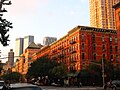 A view from between 47th and 48th street of Hell's Kitchen.