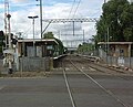 Southbound view, taken from the Gaffney Street level crossing, March 2005