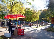 Playground in fall