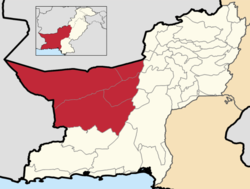 Map of Rakhshan Division
