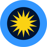 Roundel of the Royal Malaysian Air Force (Malay: Tentera Udara Diraja Malaysia)