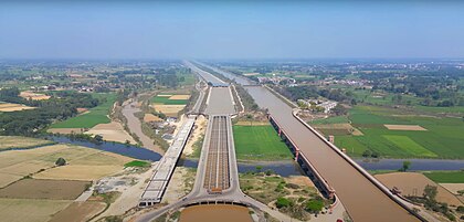 Solani aqueduct on Ganges Canal at Roorkee is considered as an architectural marvel & India's first ever aqueduct that was built during British Raj.