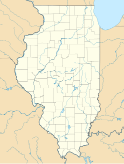 Glasford crater is located in Illinois