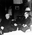 1942年，贝当与美国驻维希法国大使威廉·D·莱希的最后会面