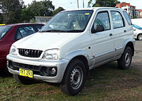 2002 Daihatsu Terios DX（J102G；小改款，澳大利亚）