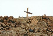 Lone grave in Agua Caliente.