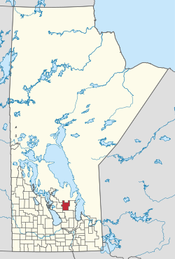 Location of Fisher in Manitoba