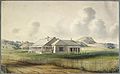 Image 26The first Government House in Auckland, as painted by Edward Ashworth in 1842 or 1843. Auckland was the second capital of New Zealand. (from History of New Zealand)
