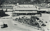 1955年的广岛站外观