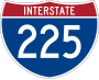 Interstate 225 marker
