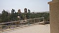 Facilities at Qasr al-Yahud and Greek Orthodox church on the east bank, already in Jordan