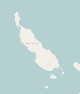Carteret Islands is located in Bougainville Island