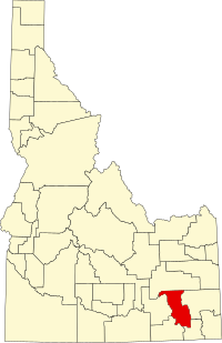 (爱达荷州)班诺克县地图