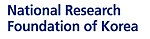 logo of the National Research Foundation of Korea, written in English