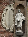 Detail of the entrance portal with cartouche