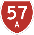 State Highway 57A marker