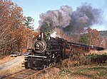 CP 1246 on a Steamtown excursion at Brockways Mills, Vermont, in 1981