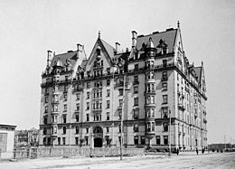The Dakota Apartments as seen from Eighth Avenue circa 1890