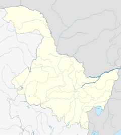 Hegang is located in Heilongjiang