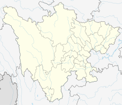 1955 Yuzha earthquake is located in Sichuan