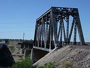 Different view of the historic "Agua Fria River Bridge”.