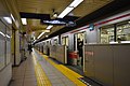 往新宿站方向站台（2019年3月1日摄）