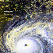 Hurricane John at peak intensity