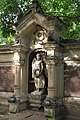 One of numerous grave monuments in Johannisfriedhof